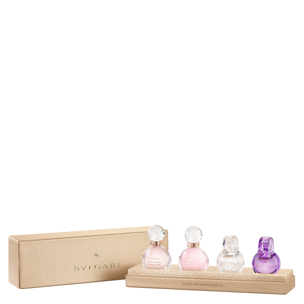 Set de Perfumes Miniatura Bvlgari para Mujer (4 Piezas)