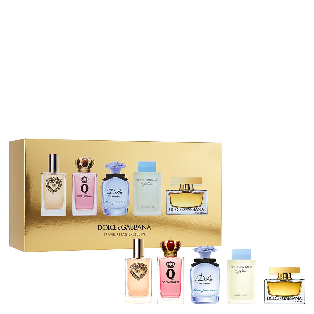 Set de Perfumes Miniatura Dolce & Gabbana para Mujer (5 Piezas)