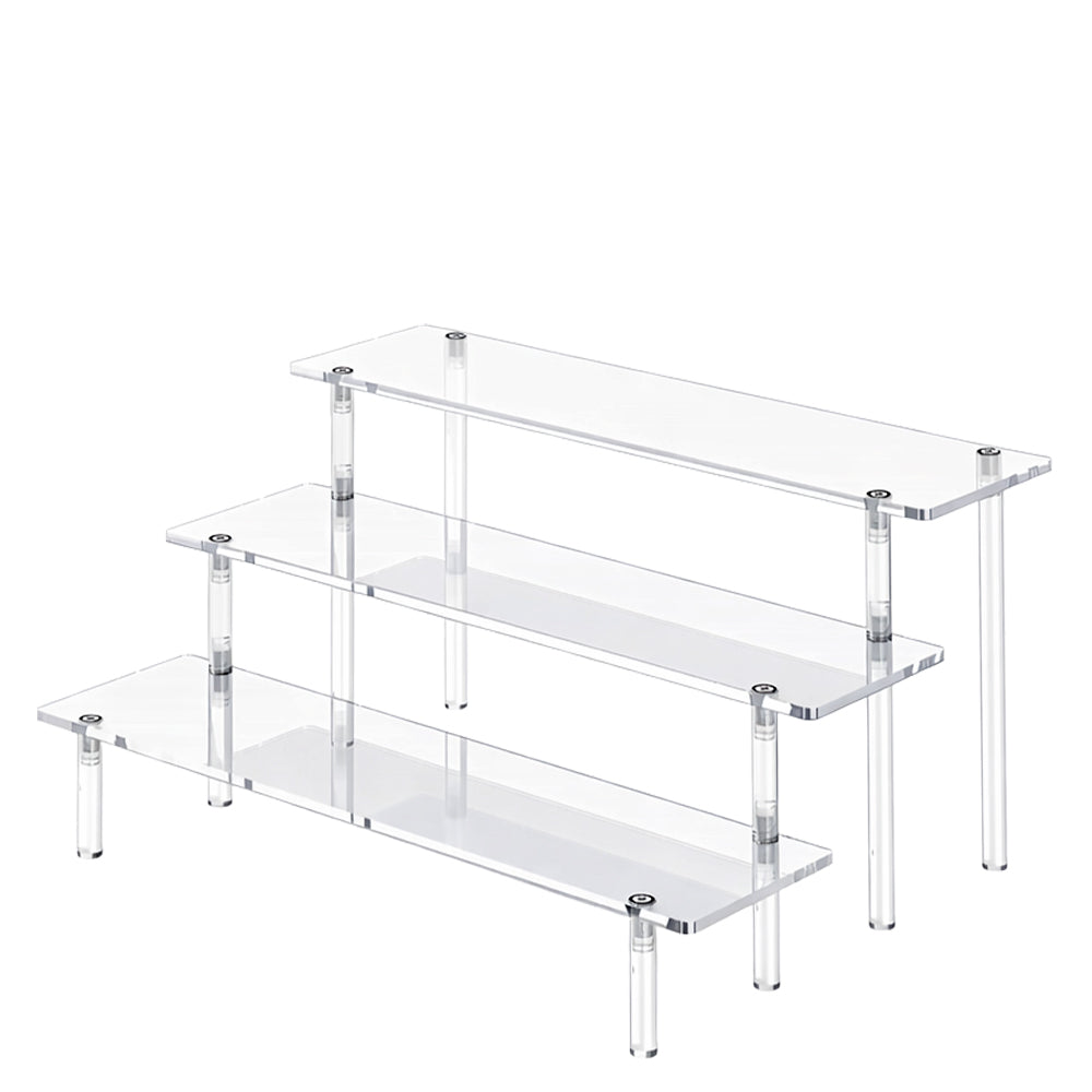 Organizador de Perfumes Acrílico Rectangular de 3 Niveles