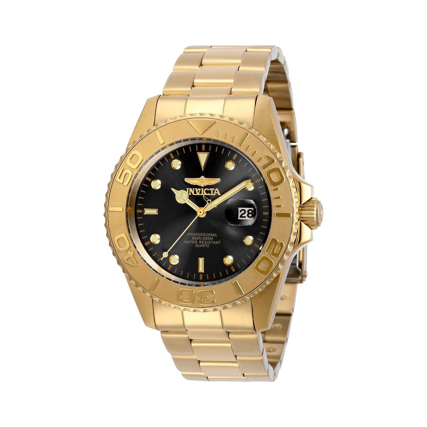 Reloj-Invicta-Pro-Diver-Dorado-Caratula-Negra-de-Cuarzo-para-Hombre-29946