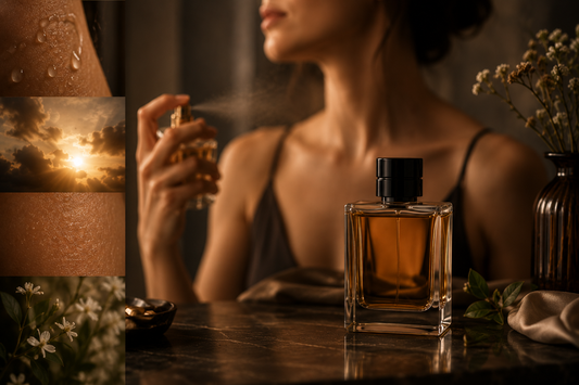 Por qué cambia el perfume en la piel