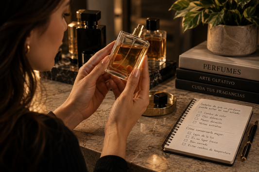 ¿Un perfume abierto caduca? Señales y duración