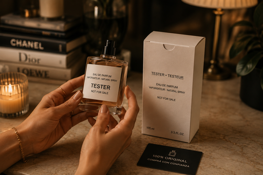 Qué es un perfume tester y cuándo conviene comprarlo