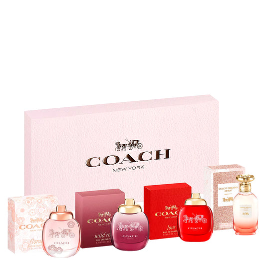 Set de Perfumes Miniatura Coach para Mujer (4 Piezas)