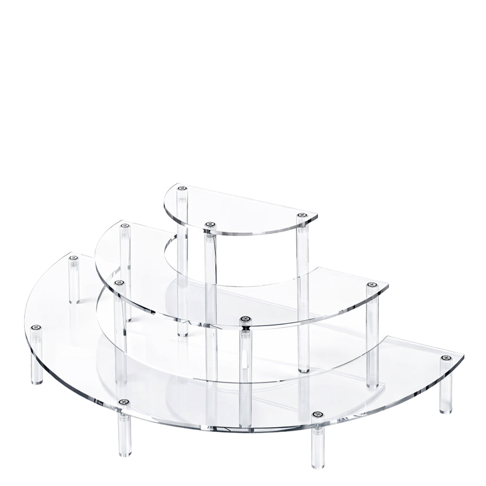 Organizador de Perfumes Acrílico Circular de 3 Niveles