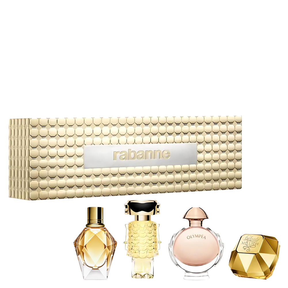 Set de Perfumes Miniatura Paco Rabanne para Mujer (4 Piezas)