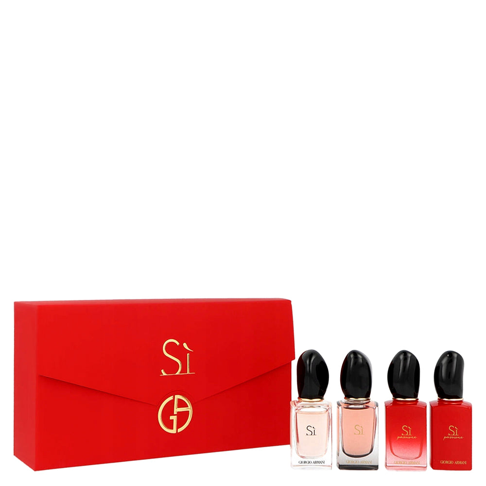 Set de Perfumes Miniatura Sì para Mujer (4 Piezas)
