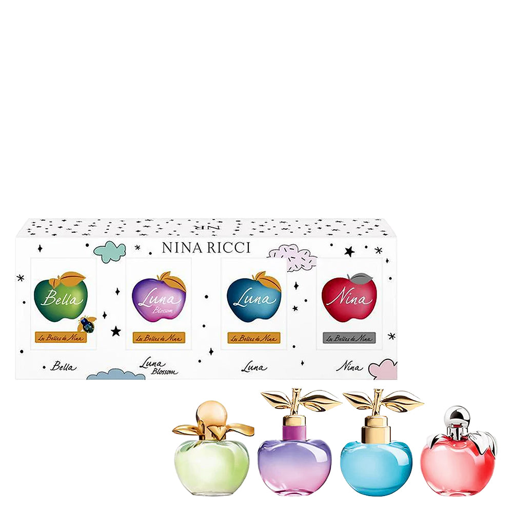 Set de Perfumes Miniatura Nina Ricci para Mujer (4 Piezas)